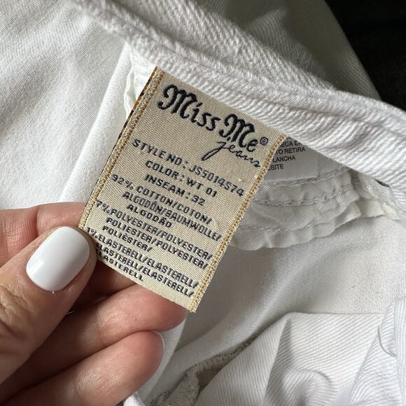 Miss Me Low Rise Y2k Skinny Size 32 Pockets Denim Jeans Size 32 30 - Picture 12 of 16